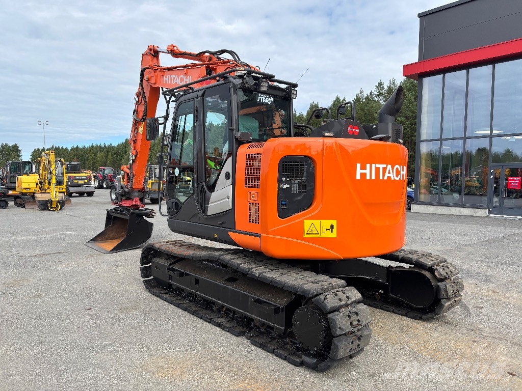 Hitachi ZX 135 US-6 / Pyörittäjä, kauha, Rasvari, Ym! Telakaivukoneet