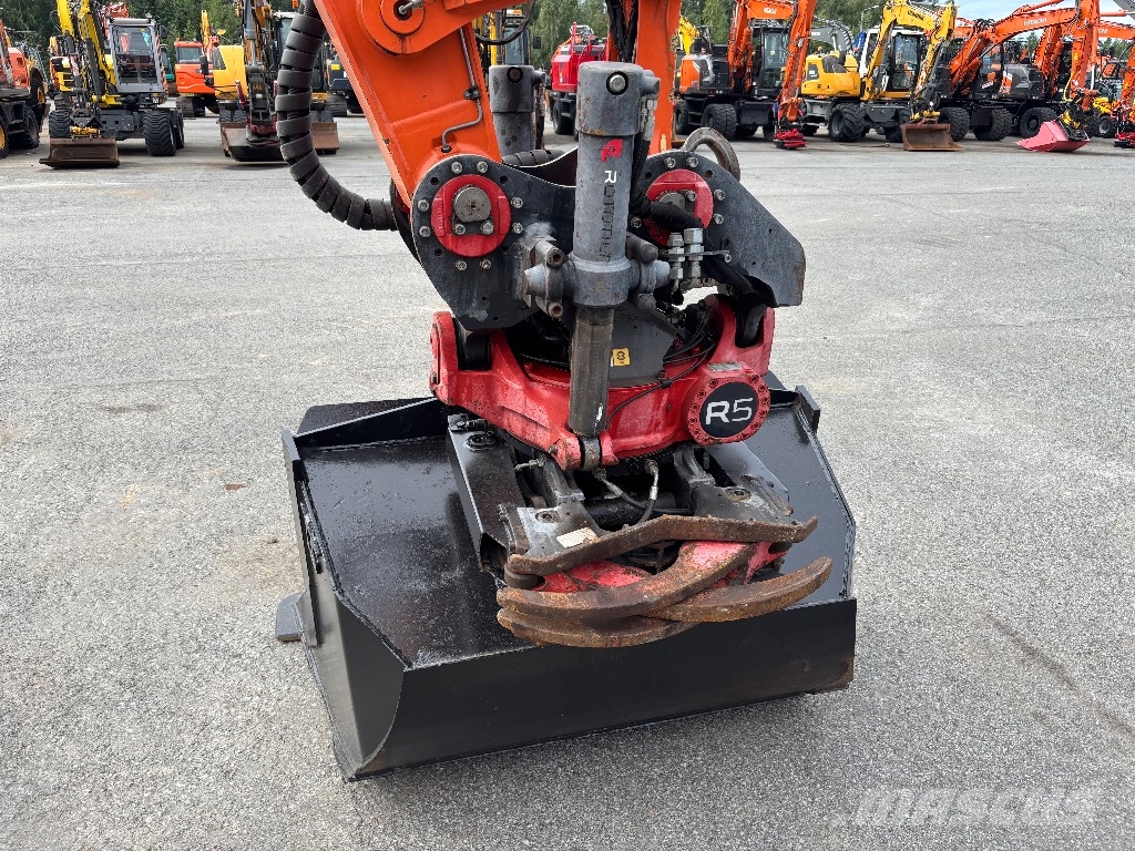 Hitachi ZX 135 US-6 / Pyörittäjä, kauha, Rasvari, Ym! Telakaivukoneet