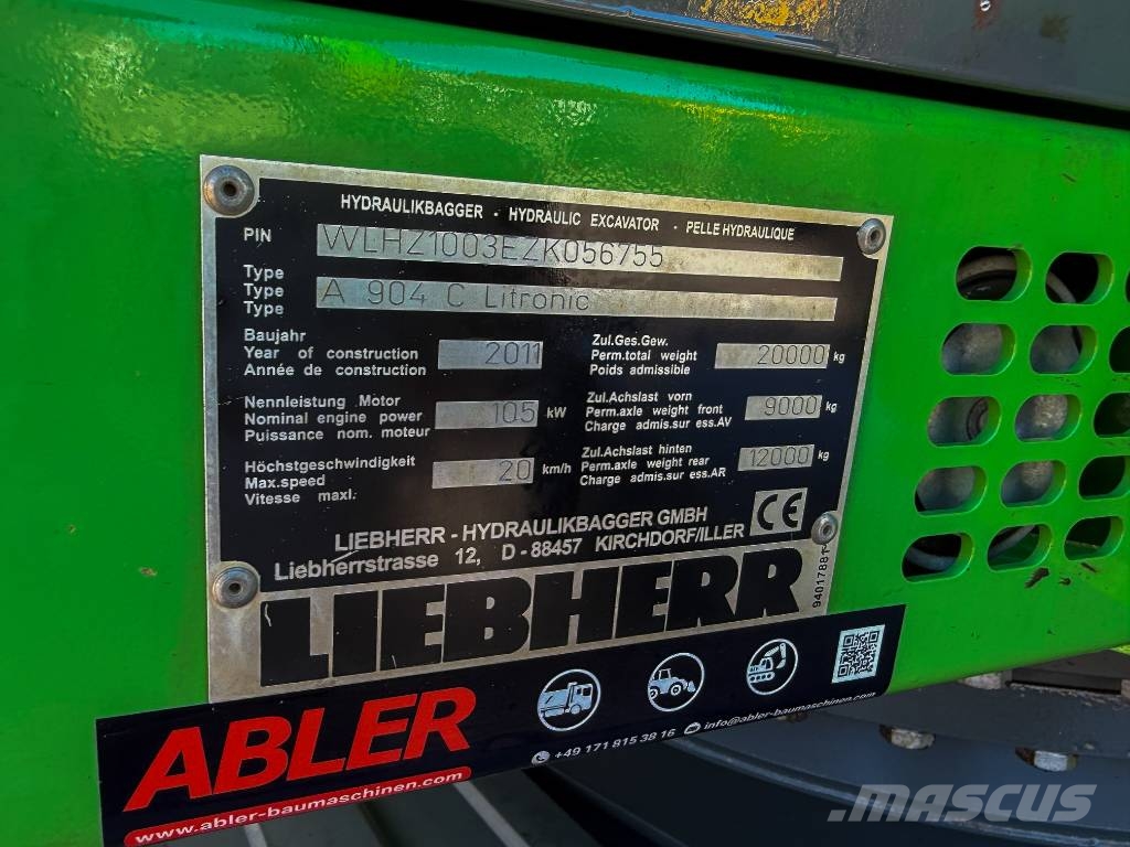 Liebherr A904C MS10SW hydr. Klima ZSA Mobilbagger
