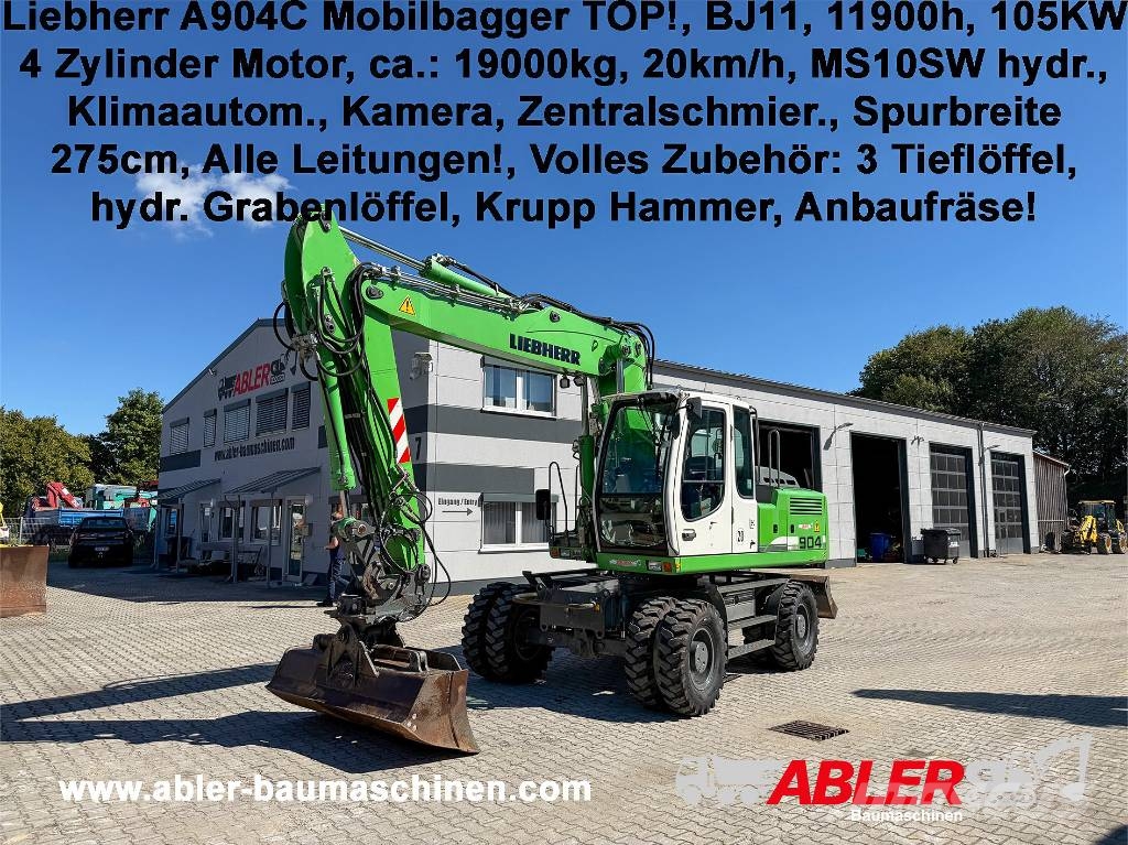 Liebherr A904C MS10SW hydr. Klima ZSA Mobilbagger