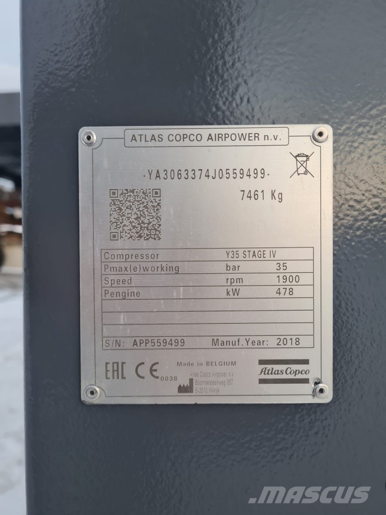 Atlas Copco DrillAir Y35 Kompressorer