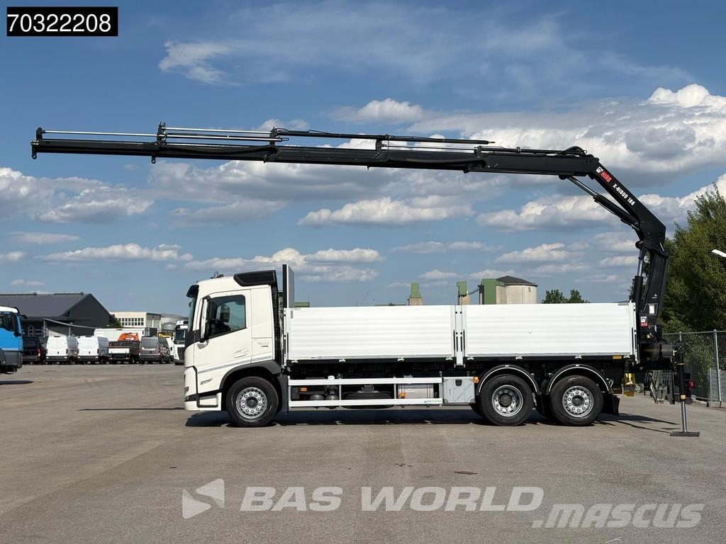 Volvo FM 420 6X2 NEW! Hiab X-Hidduo 188 Kran Remote cont Plošinové nákladné automobily/nákladné automobily so sklápacími bočnicami