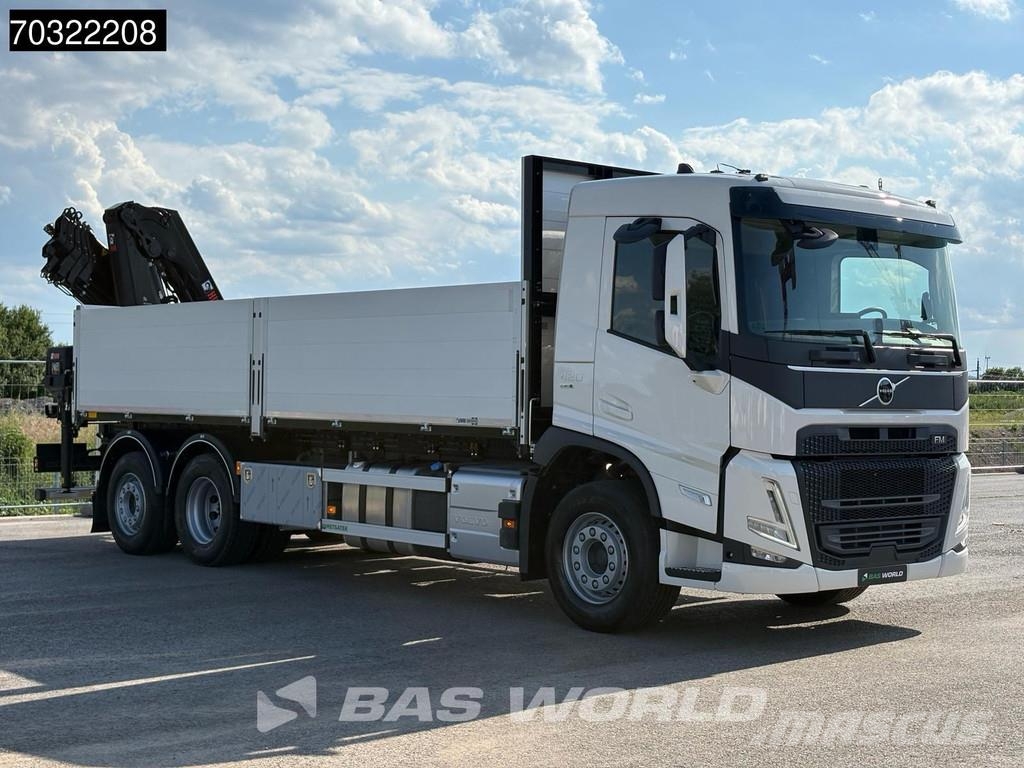 Volvo FM 420 6X2 NEW! Hiab X-Hidduo 188 Kran Remote cont Plošinové nákladné automobily/nákladné automobily so sklápacími bočnicami