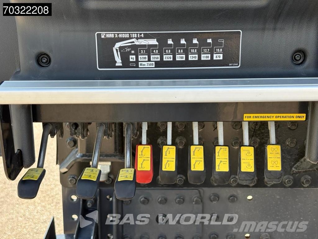 Volvo FM 420 6X2 NEW! Hiab X-Hidduo 188 Kran Remote cont Plošinové nákladné automobily/nákladné automobily so sklápacími bočnicami