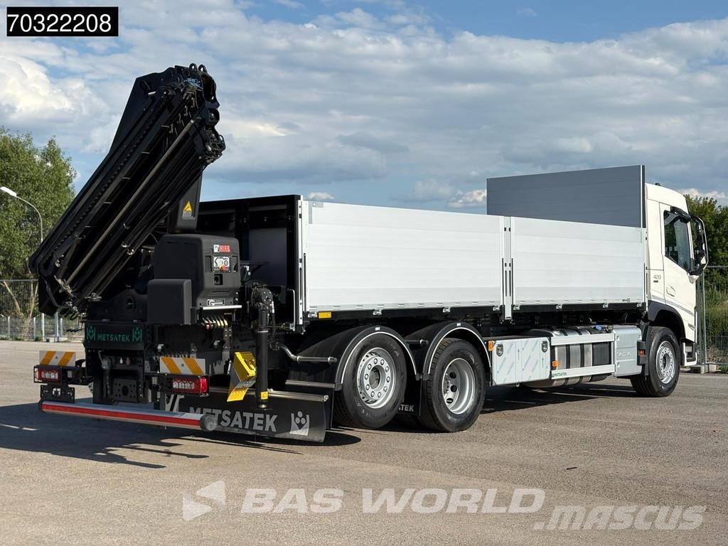Volvo FM 420 6X2 NEW! Hiab X-Hidduo 188 Kran Remote cont Plošinové nákladné automobily/nákladné automobily so sklápacími bočnicami