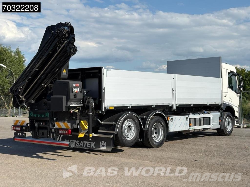 Volvo FM 420 6X2 NEW! Hiab X-Hidduo 188 Kran Remote cont Camion con sponde ribaltabili