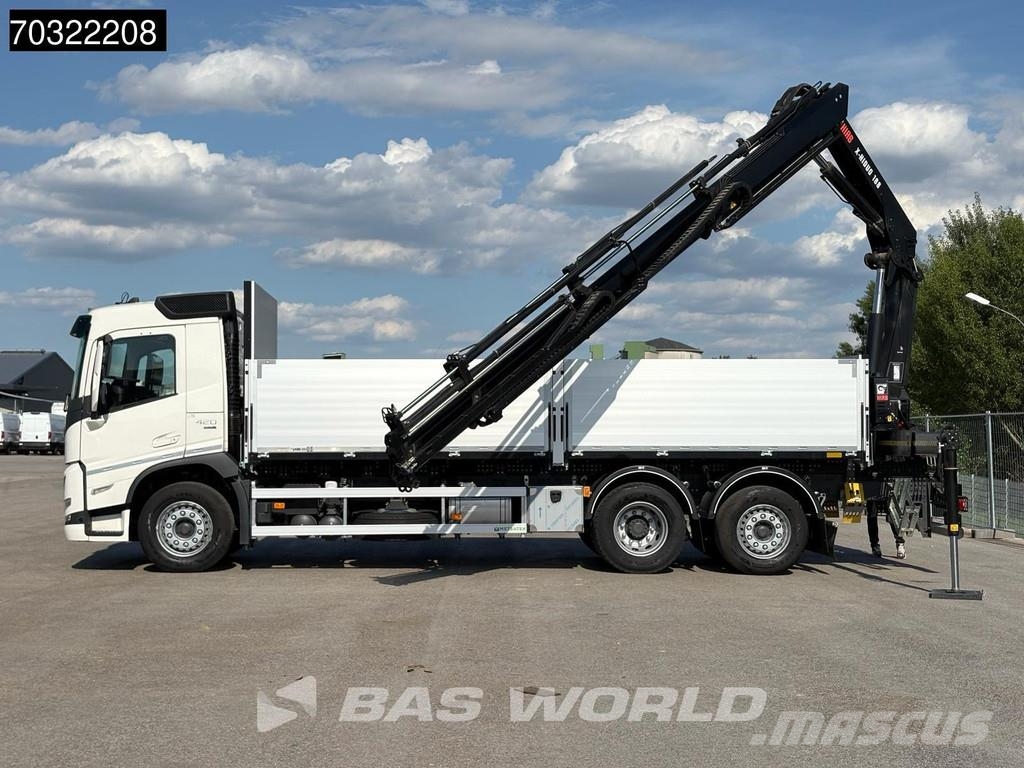 Volvo FM 420 6X2 NEW! Hiab X-Hidduo 188 Kran Remote cont Plošinové nákladné automobily/nákladné automobily so sklápacími bočnicami