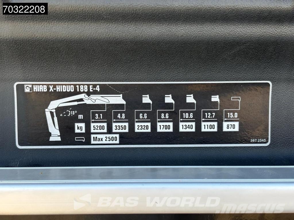 Volvo FM 420 6X2 NEW! Hiab X-Hidduo 188 Kran Remote cont Plošinové nákladné automobily/nákladné automobily so sklápacími bočnicami