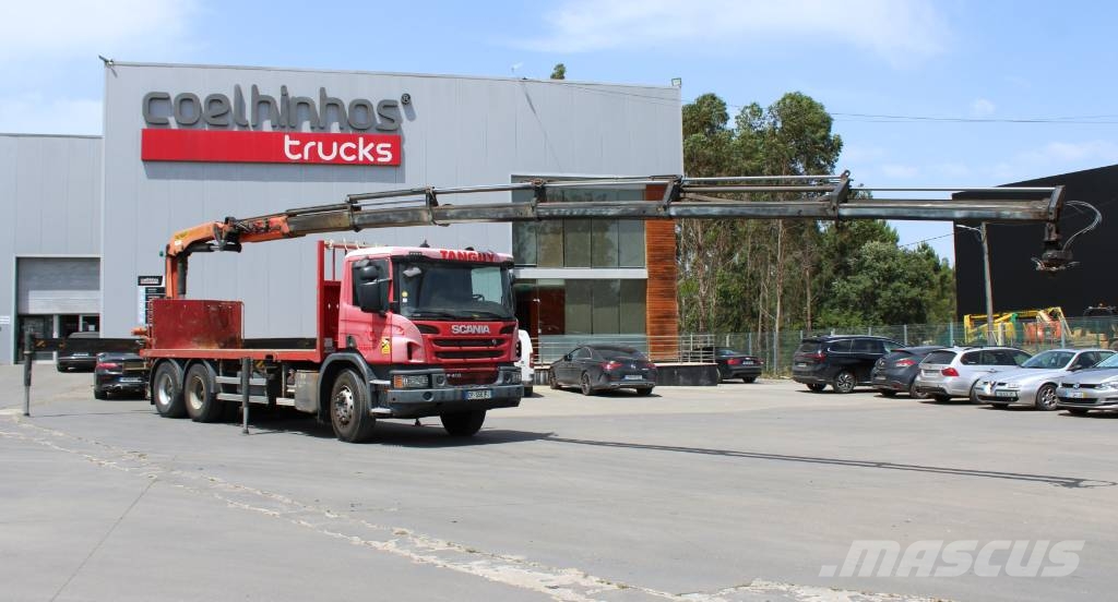 Scania P 410 + PK 23001 Ciężarówki typu Platforma / Skrzynia