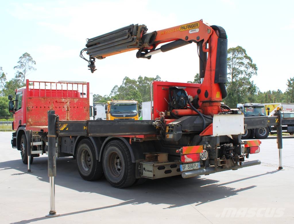 Scania P 410 + PK 23001 Ciężarówki typu Platforma / Skrzynia