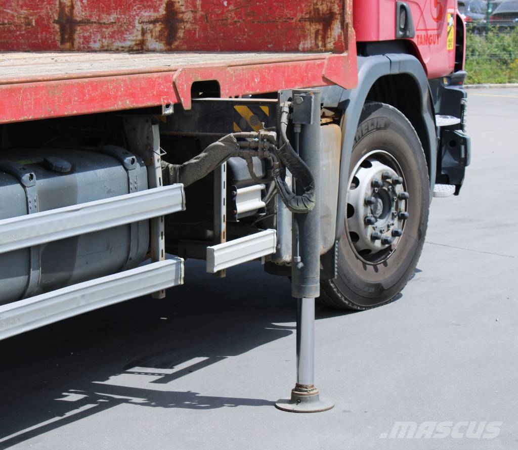 Scania P 410 + PK 23001 Ciężarówki typu Platforma / Skrzynia