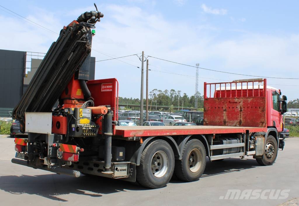 Scania P 410 + PK 23001 Ciężarówki typu Platforma / Skrzynia
