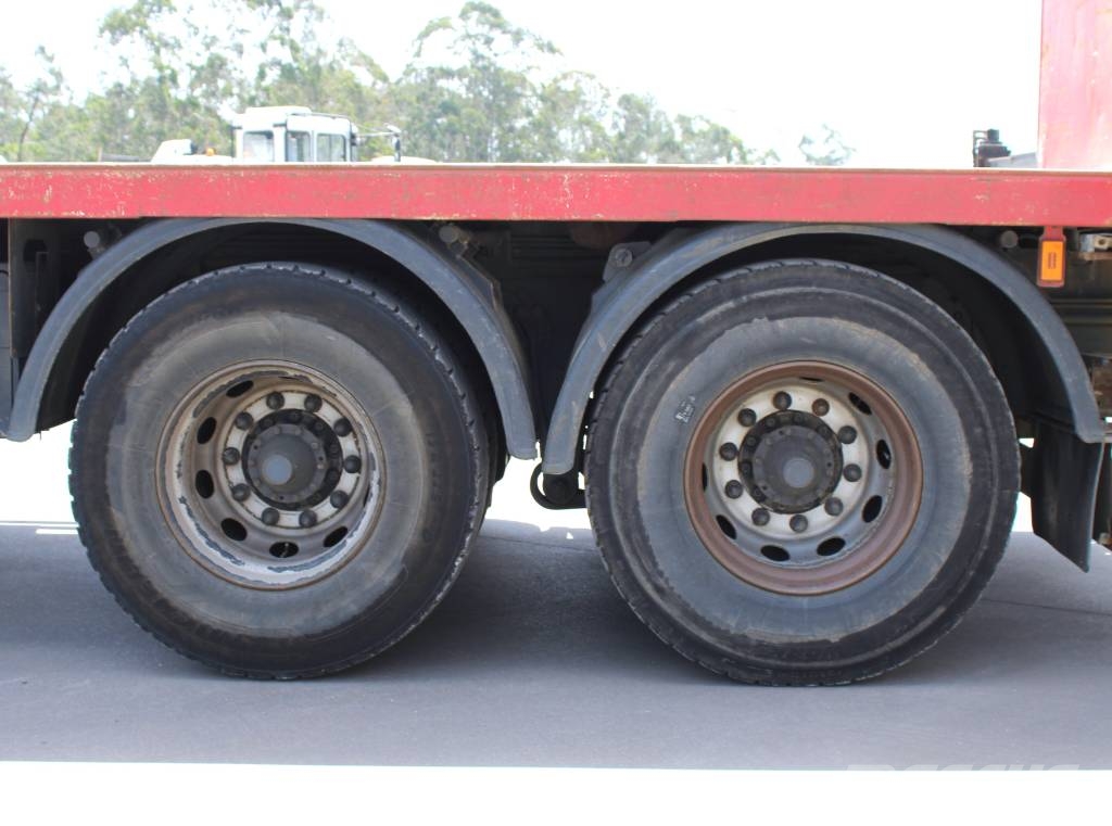 Scania P 410 + PK 23001 Ciężarówki typu Platforma / Skrzynia