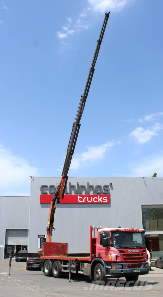 Scania P 410 + PK 23001 Ciężarówki typu Platforma / Skrzynia