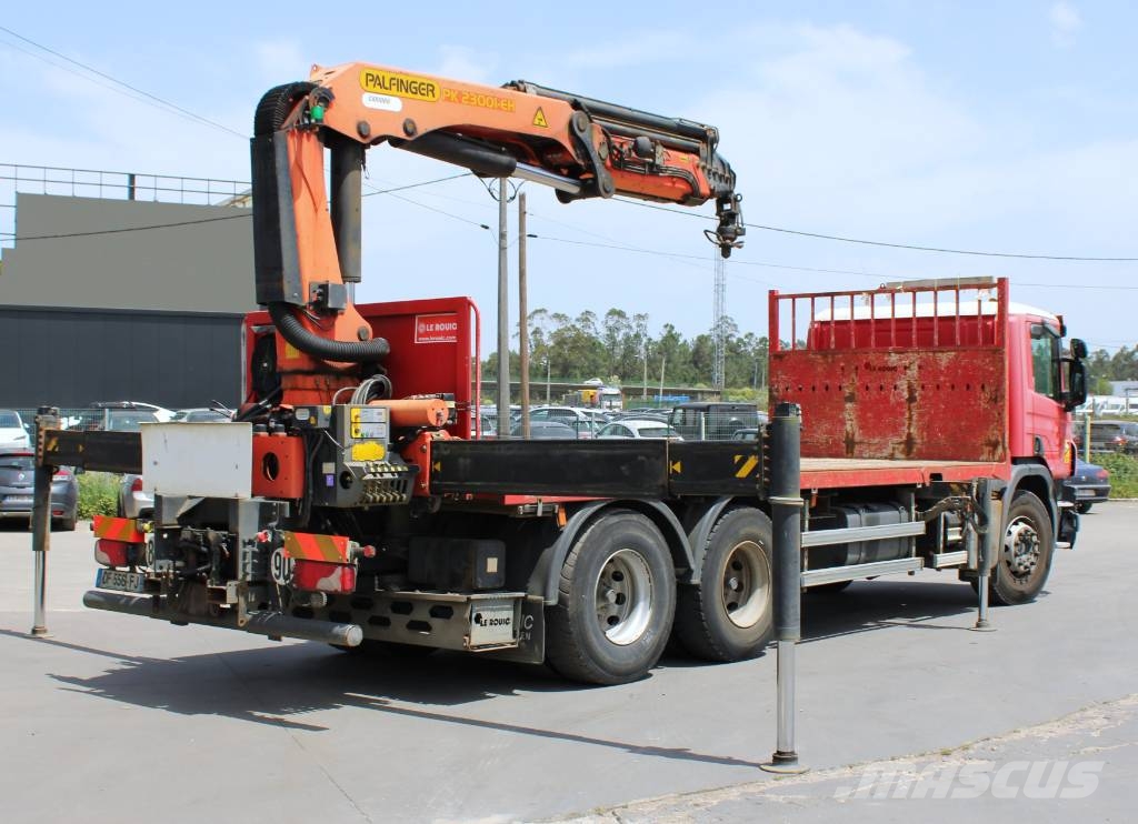Scania P 410 + PK 23001 Ciężarówki typu Platforma / Skrzynia