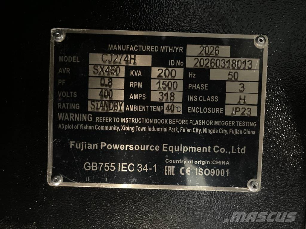 Baudouin 6M16G220/5 - 220 kVA Generator - DPX-19871 Diesel Generatoren