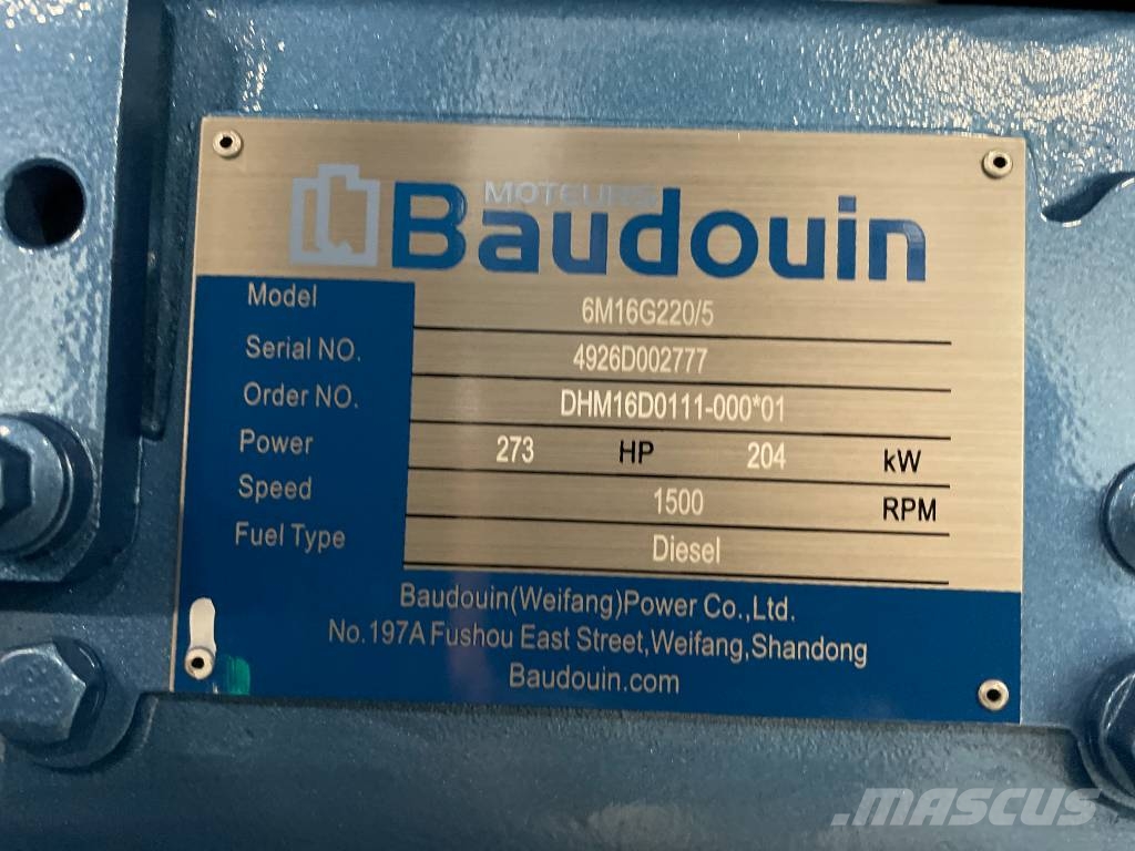 Baudouin 6M16G220/5 - 220 kVA Generator - DPX-19871 Diesel Generatoren