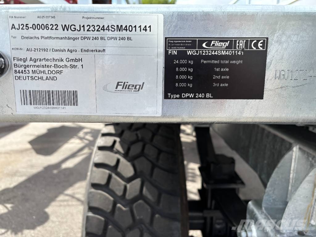 Fliegl DPW 240 BL Profi Balya römorklari