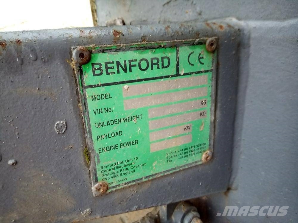 Benford Terex 9T dömper 연결식 홀러