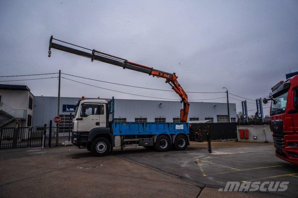 MAN TGA 33.440 BB - ATLAS 240.2E Camiones de cama baja