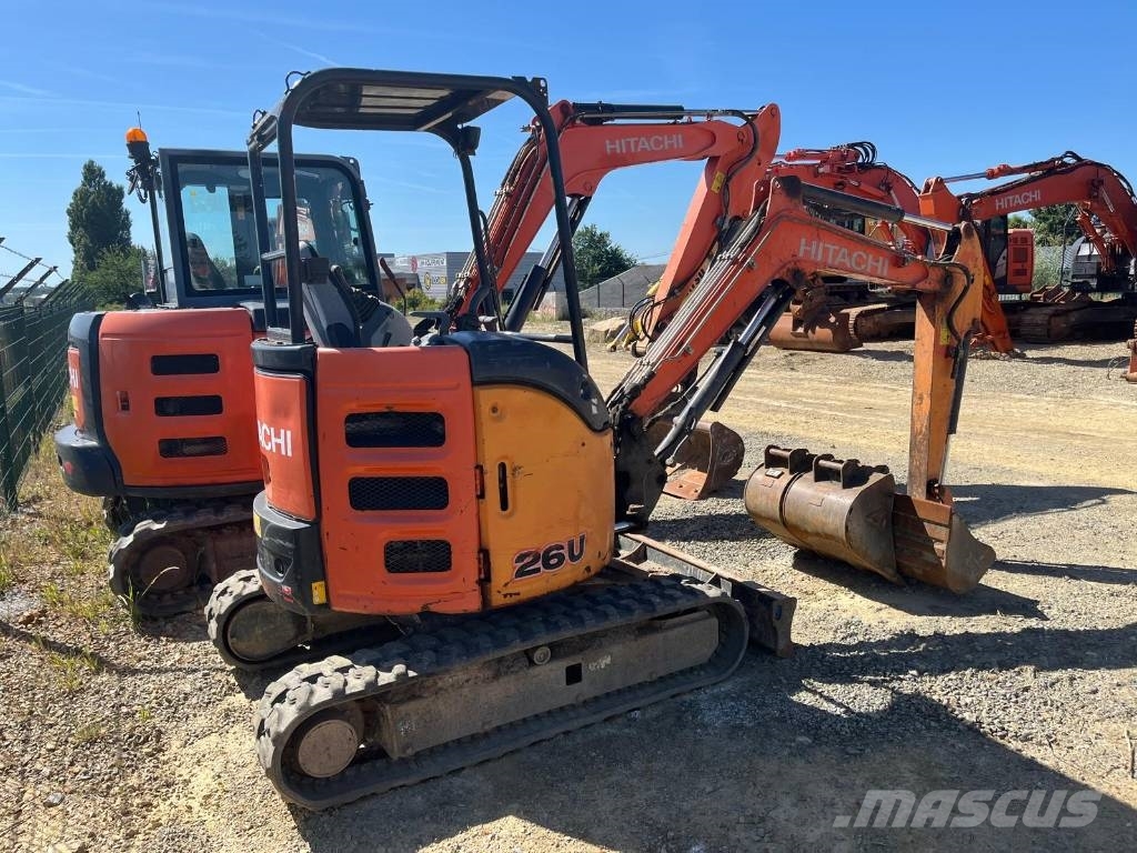Hitachi ZX26U حفارات صغيرة أقل من 7 طن (حفارات صغيرة)