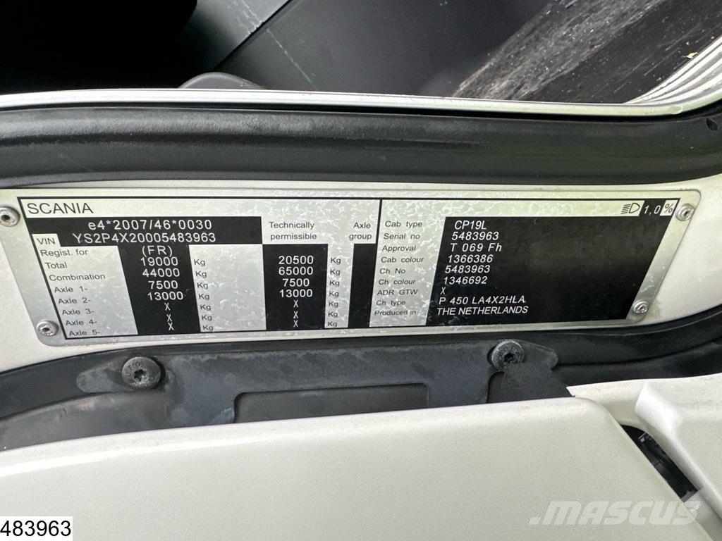 Scania P 450 EURO 6, Retarder, Rolfo, Combi وحدات الجر