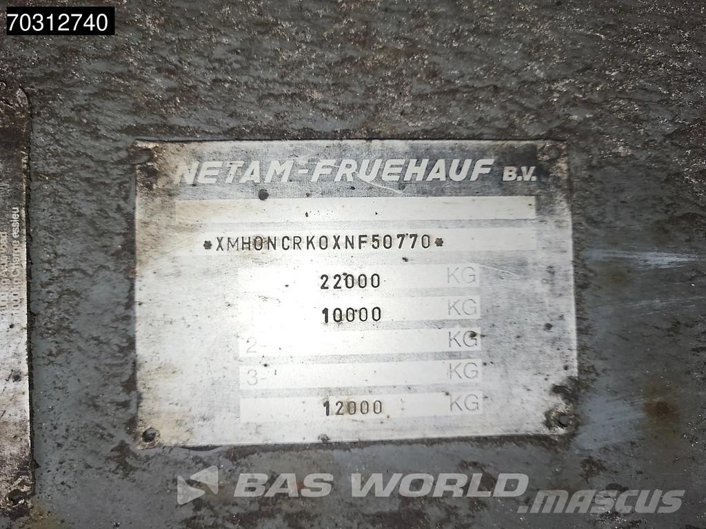 Netam-Fruehauf ONCRK22-110A City Steering Semi Reboques Cortinas Laterais