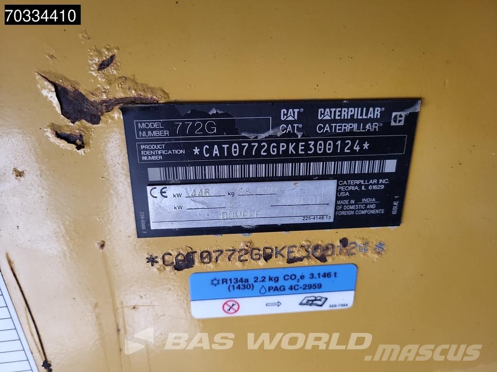 CAT 772 G Άκαμπτα Dumper με ανατρεπόμενο κάδο