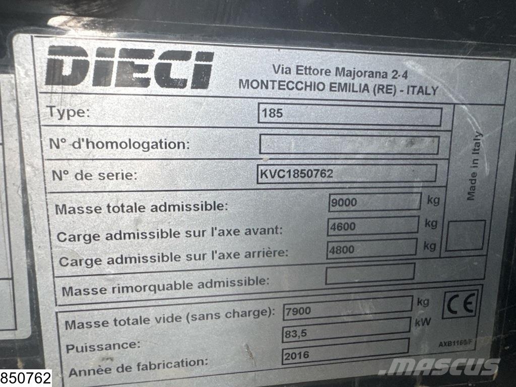 Dieci 185 83,5, kW, 2750 hr, 7900 kg, 2016 Teleskopiniai krautuvai