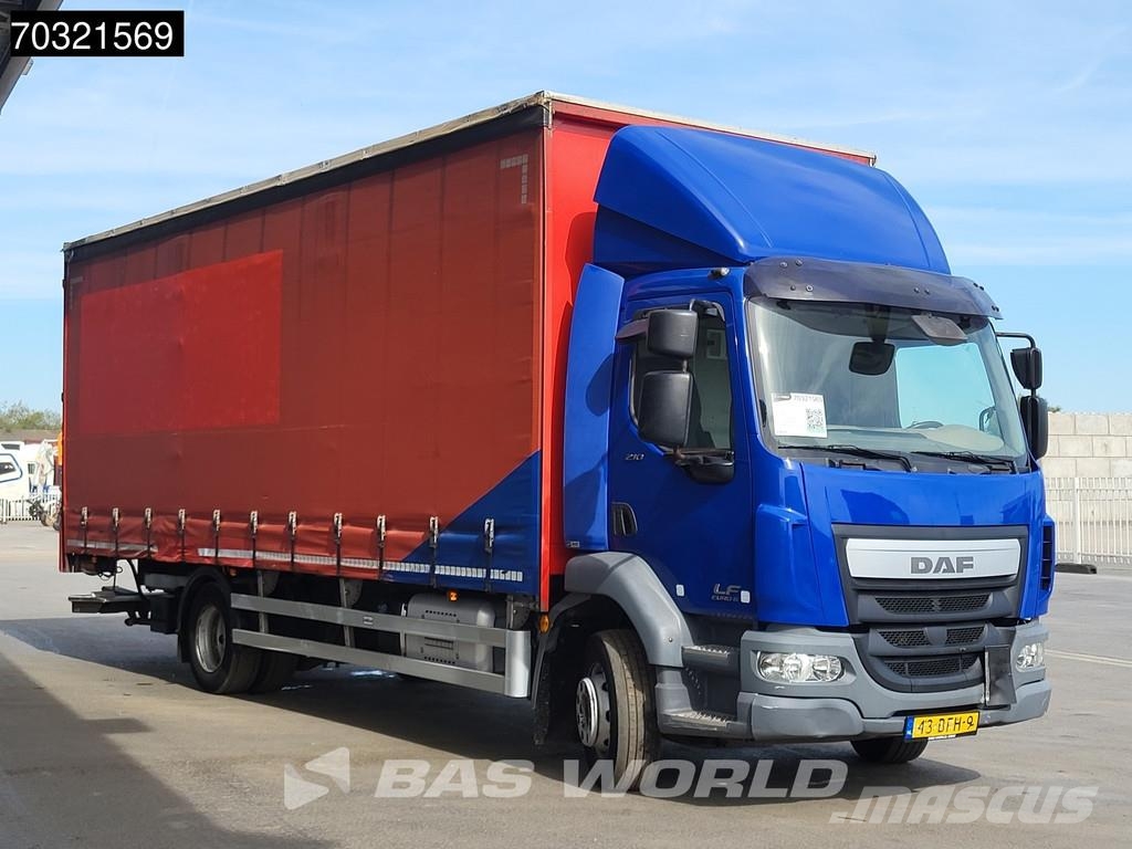 DAF LF 210 LF 4X2 14t NL-Truck APK 1500kg Tailgate Aut Camión con caja abierta
