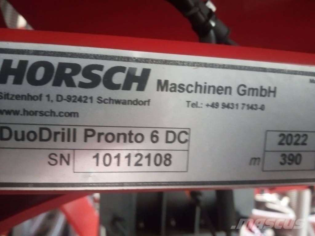 Horsch Pronto 4 DC Kombi-såmaskiner