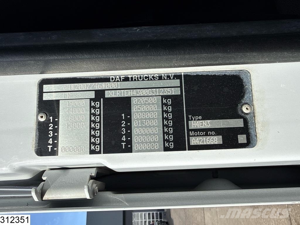 DAF XF 530 EURO 6D, Retarder, Hydrauliek, Standairco Sattelzugmaschinen