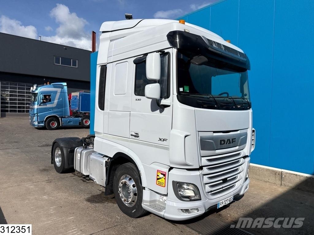 DAF XF 530 EURO 6D, Retarder, Hydrauliek, Standairco Sattelzugmaschinen