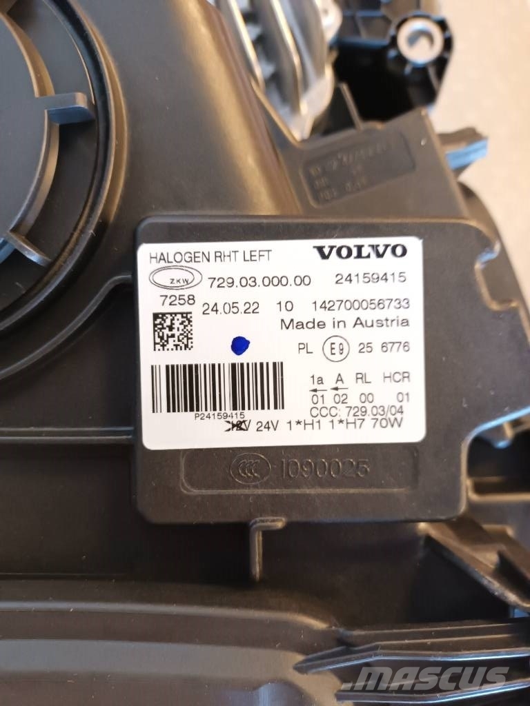 Volvo HEADLAMP 24159415 Транспорт - Інші
