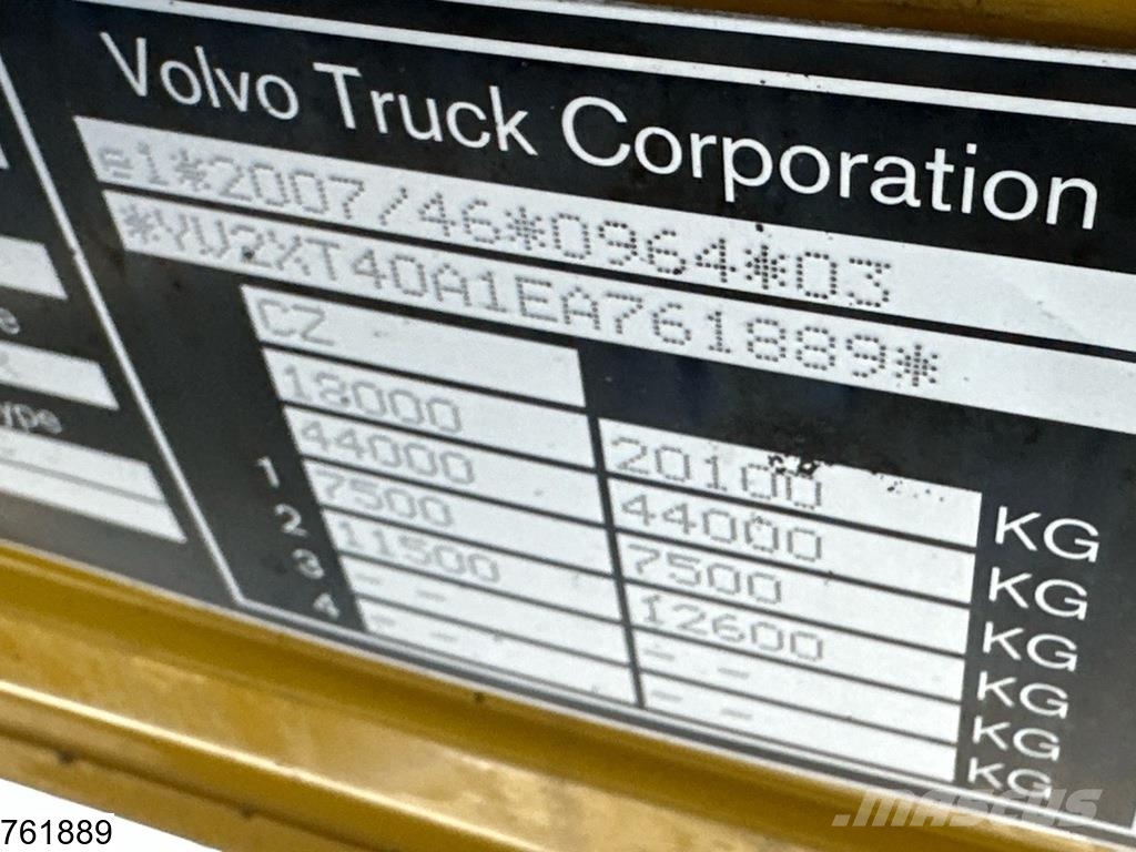 Volvo FM 500 EURO 6, ACC, PTO Chassis met cabine