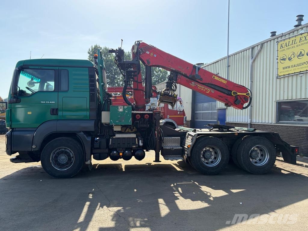 MAN TGS 33.480 Timber Crane - 6x4 - Manual Gearbox - V Γερανοί παντός εδάφους