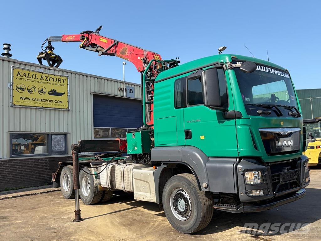 MAN TGS 33.480 Timber Crane - 6x4 - Manual Gearbox - V Γερανοί παντός εδάφους
