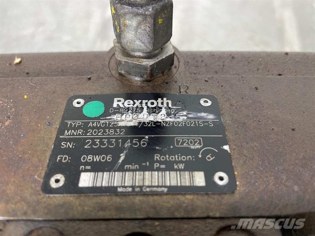 Rexroth A4VG125EP2DT2/32L-Drive pump/Fahrpumpe/Rijpomp Hydraulika