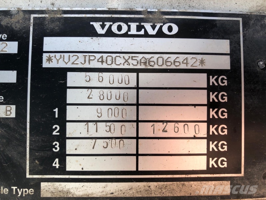 Volvo FM 12 Platformas/izkraušana no sāniem