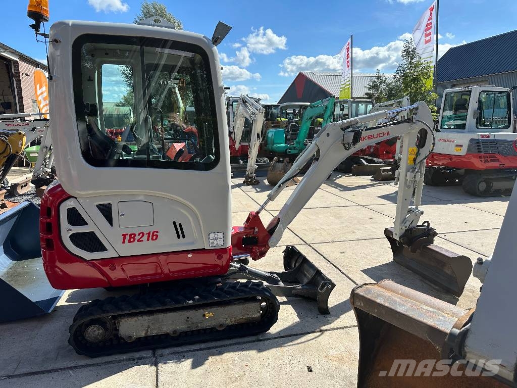 Takeuchi TB 216 + sorteer knijper functie's Mini ekskavatoriai < 7 t
