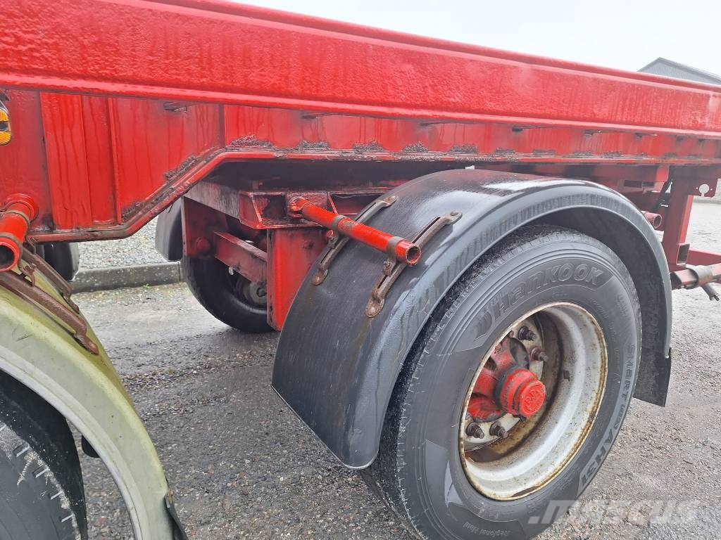 Lecitrailer 3 akslet containertrailer Konteinerių puspriekabės