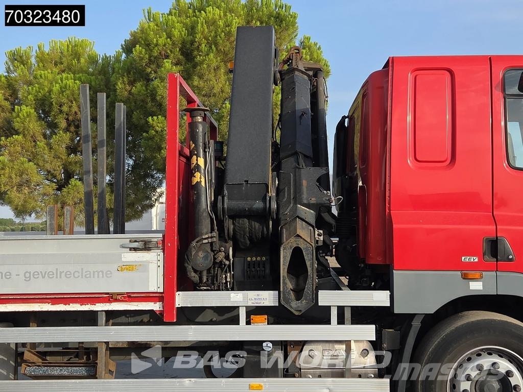 DAF CF85.360 6X2 Palfinger PK27002 con 8 extensiones, Camiones de cama baja