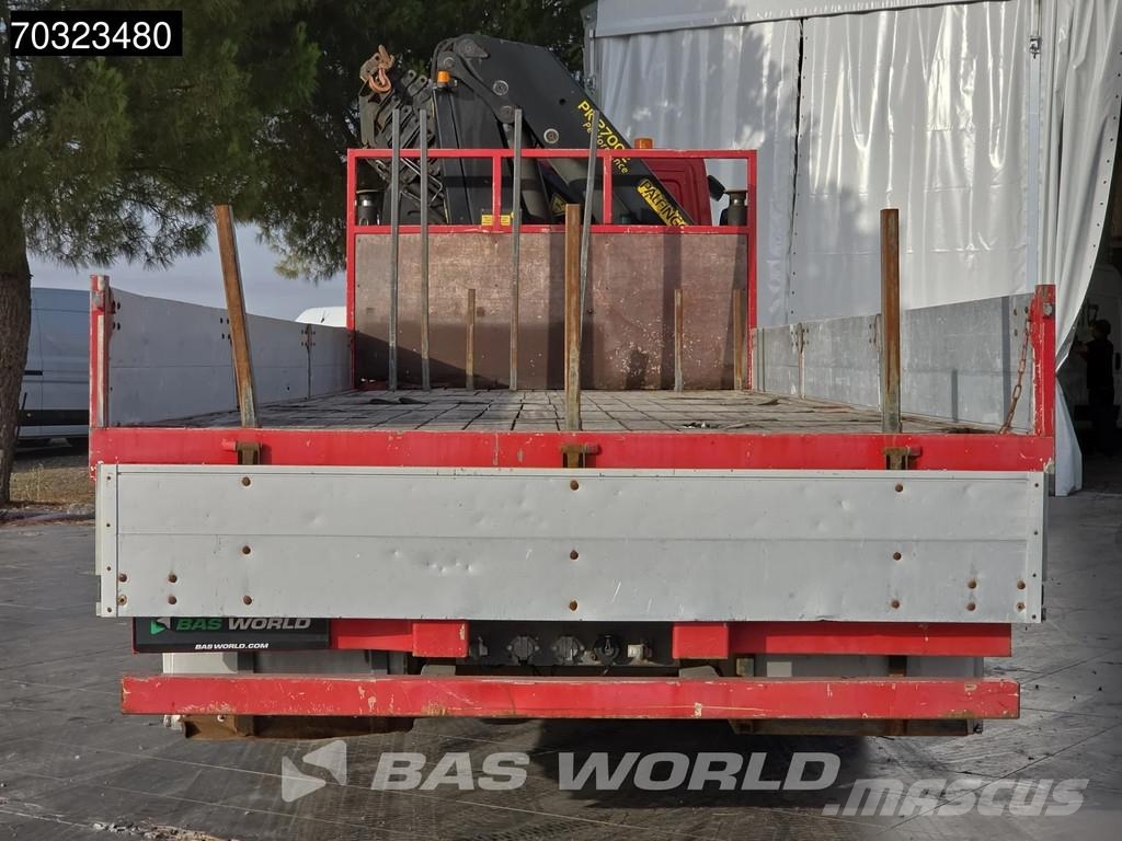 DAF CF85.360 6X2 Palfinger PK27002 con 8 extensiones, Camiones de cama baja