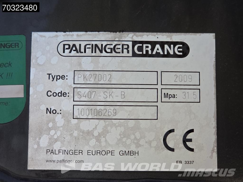DAF CF85.360 6X2 Palfinger PK27002 con 8 extensiones, Flatbed / Dropside trucks