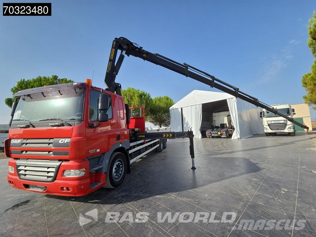 DAF CF85.360 6X2 Palfinger PK27002 con 8 extensiones, Flatbed / Dropside trucks