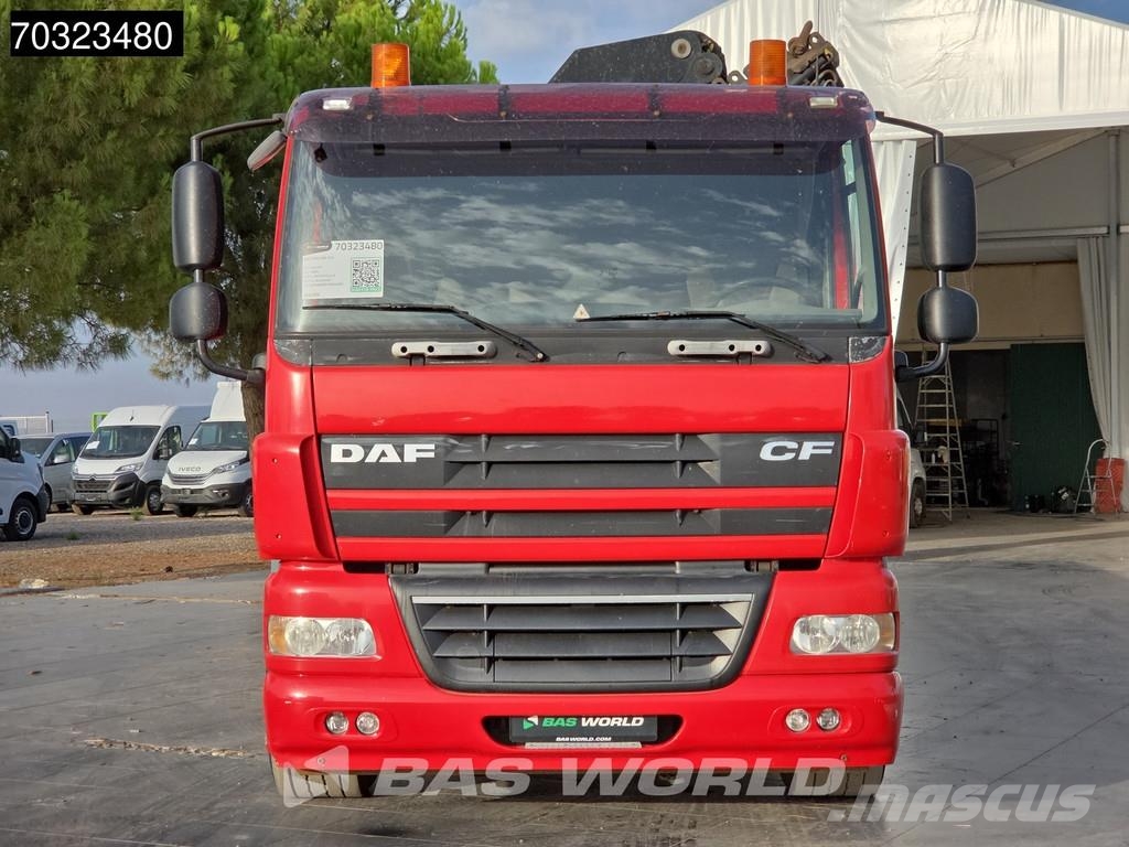 DAF CF85.360 6X2 Palfinger PK27002 con 8 extensiones, Camiones de cama baja