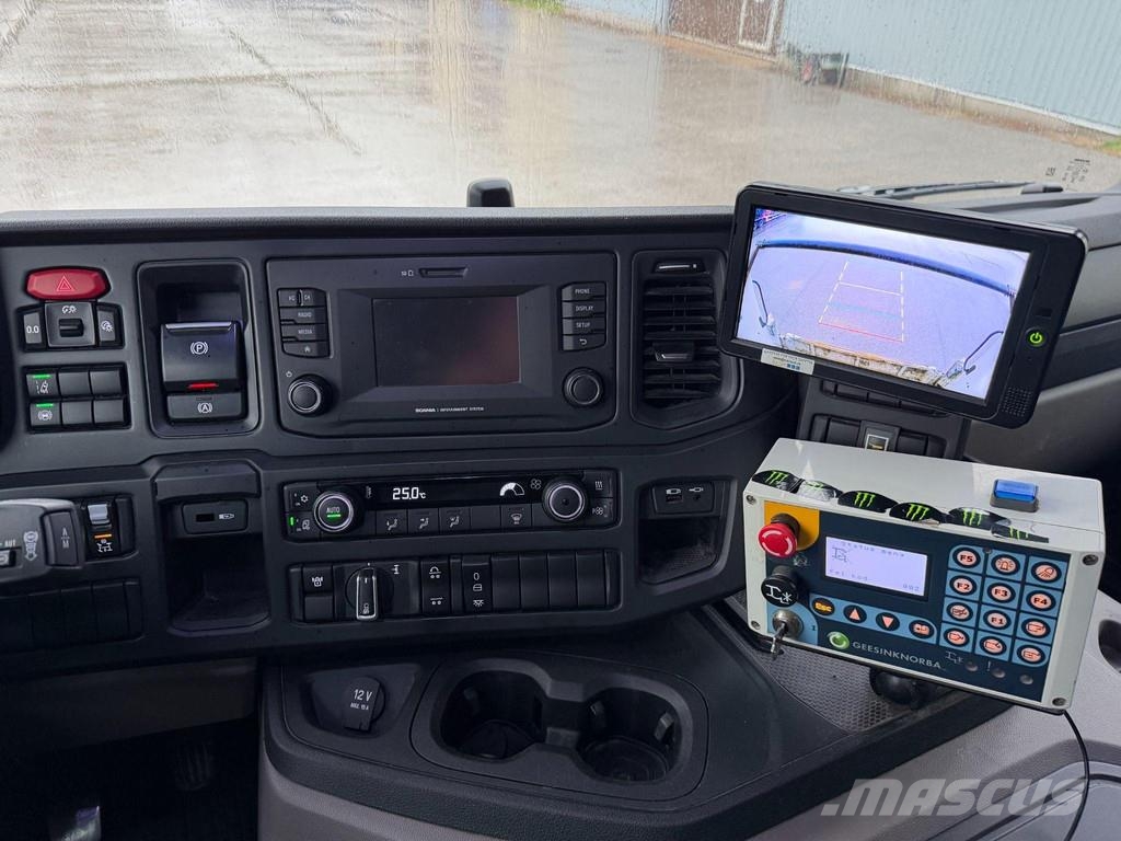 Scania P360 6X2*4 EURO6 + NORBA PRESS + VINCH Atkritumu izvešanas transports
