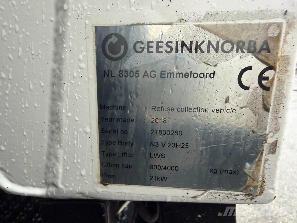 Scania P360 6X2*4 EURO6 + NORBA PRESS + VINCH Atik kamyonlari