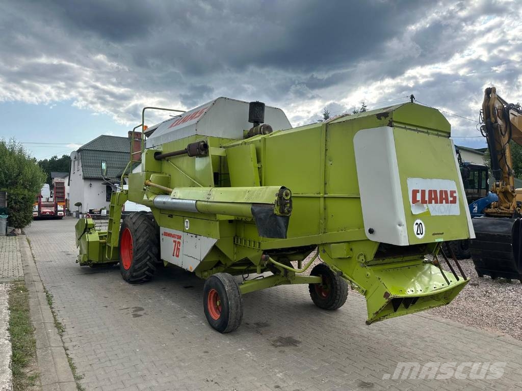 CLAAS Dominator 76 Combine harvesters