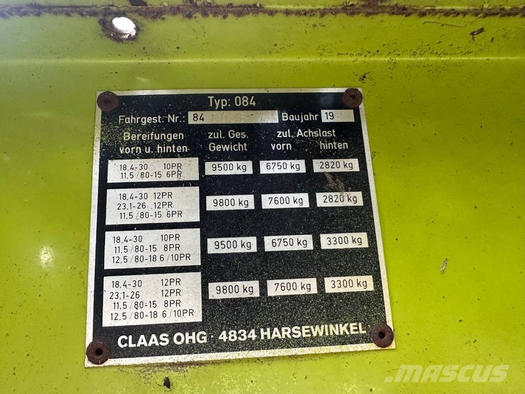 CLAAS Dominator 76 Combine harvesters